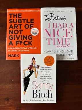 #1 NYT Bestseller Book Bundle | Mark Manson, Betches, Skinny B****